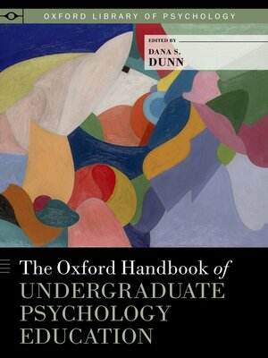 cover image of The Oxford Handbook of Undergraduate Psychology Education